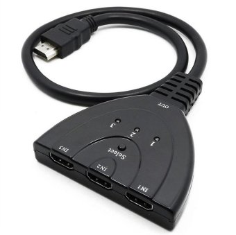 HDMI Switch IN 3 OUT 1 Port ตัวแยก HDMI 3 ทาง พร้อมสาย HDMI HDMI Switch IN 3 OUT 1 Port ตัวแยก HDMI 3 ทาง พร้อมสาย HDMI