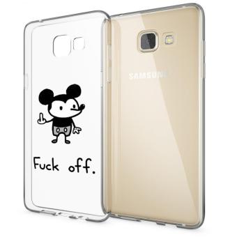 AFTERSHOCK TPU Case Samsung Galaxy A9 (เคสใสพิมพ์ลาย F_ck off) / Thin 0.33 mm(Black) AFTERSHOCK TPU Case Samsung Galaxy A9 (เคสใสพิมพ์ลาย F_ck off) / Thin 0.33 mm(Black)