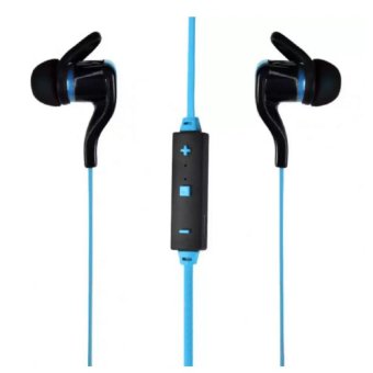 KS Bluetooth earphone หูฟังไร้สายแบบสอดหูสำหรับออกกำลังกาย พร้อมไมค์ ปรับเสียง รุ่น BT-30- สีฟ้า KS Bluetooth earphone หูฟังไร้สายแบบสอดหูสำหรับออกกำลังกาย พร้อมไมค์ ปรับเสียง รุ่น BT-30- สีฟ้า