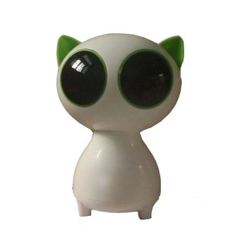 speaker USB ลำโพงคอมพิวเตอร์ รูปแมวน่ารัก (สีเขียว/ขาว) speaker USB ลำโพงคอมพิวเตอร์ รูปแมวน่ารัก (สีเขียว/ขาว)