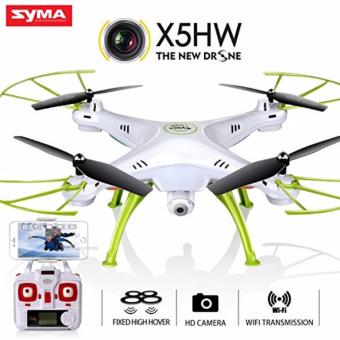 Syma โดรนบังคับ โดรนติดกล้อง Syma รุ่น X5-HW (New) ล็อคความสูงได้ กล้องถ่ายวีดีโอ ภาพนิ่ง ภาพคมชัดระดับ HD Hover Function + FPV WIFI Camera(Color:White/Bule) Syma โดรนบังคับ โดรนติดกล้อง Syma รุ่น X5-HW (New) ล็อคความสูงได้ กล้องถ่ายวีดีโอ ภาพนิ่ง ภาพคมชัดระดับ HD Hover Function + FPV WIFI Camera(Color:White/Bule)