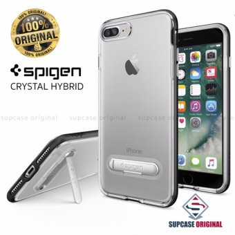 SPIGEN Crystal Hyฺฺbrid เคสกันกระแทกระดับ Military Grade พร้อมขาตั้ง สำหรับ iPhone 7 Plus สีดำ (Black) SPIGEN Crystal Hyฺฺbrid เคสกันกระแทกระดับ Military Grade พร้อมขาตั้ง สำหรับ iPhone 7 Plus สีดำ (Black)