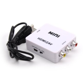 HDMI to AV Converter แปลงสัญญาณภาพและเสียงจาก HDMI เป็น AV (สีขาว) HDMI to AV Converter แปลงสัญญาณภาพและเสียงจาก HDMI เป็น AV (สีขาว)