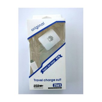 Huawei หัวชาร์จ+สาย Huawei Micro USB Data Cable + Home Wall Charger (สีขาว) Huawei หัวชาร์จ+สาย Huawei Micro USB Data Cable + Home Wall Charger (สีขาว)