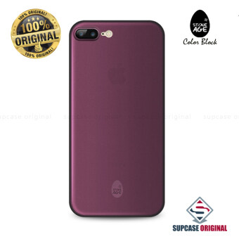 STONE AGE Color Block Collection Slim Fit Case 0.4 mm. ของแท้ สำหรับ iPhone 7 Plus สีม่วง (Solid Purple) STONE AGE Color Block Collection Slim Fit Case 0.4 mm. ของแท้ สำหรับ iPhone 7 Plus สีม่วง (Solid Purple)