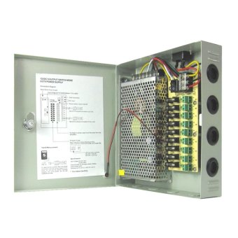 Marshal ตู้จ่ายไฟ DC12V 10A Switching Power Supply สำหรับกล้องวงจรปิด 5-9 ตัว Marshal ตู้จ่ายไฟ DC12V 10A Switching Power Supply สำหรับกล้องวงจรปิด 5-9 ตัว