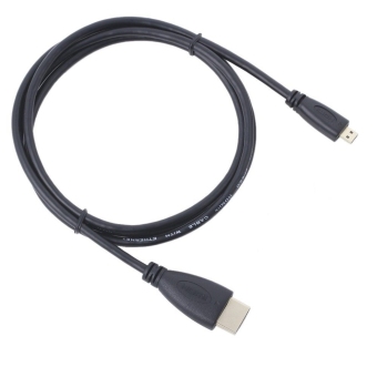 ไมโคร HDMI A/V TV เคเบิลวิดีโอสำหรับ HP Pavilion x2 10.1นิ้วแท็บเล็ต 10-K020NR K3N13UA (สีดำ) ไมโคร HDMI A/V TV เคเบิลวิดีโอสำหรับ HP Pavilion x2 10.1นิ้วแท็บเล็ต 10-K020NR K3N13UA (สีดำ)