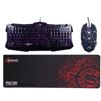 Marvo Set Keyboard+Mouse ชุดคีย์บอร์ด+เมาส์ ไฟ 3 สี รุ่น KM410L +แผ่นรองเมาส์ไซร้ยาว Signo MT312S (สีดำ) Marvo Set Keyboard+Mouse ชุดคีย์บอร์ด+เมาส์ ไฟ 3 สี รุ่น KM410L +แผ่นรองเมาส์ไซร้ยาว Signo MT312S (สีดำ)