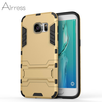 Airress TPU/PC 2ใน1 ชุดเกราะกำบังสำหรับทหารเกรดโทรศัพท์เคส Samsung Galaxy S7 edge ดิบ (ทอง) Airress TPU/PC 2ใน1 ชุดเกราะกำบังสำหรับทหารเกรดโทรศัพท์เคส Samsung Galaxy S7 edge ดิบ (ทอง)