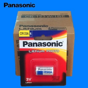 Panasonic ถ่านกล้องถ่ายรูป CR123A Lithium 3V - สีขาว (5 ก้อน) Panasonic ถ่านกล้องถ่ายรูป CR123A Lithium 3V - สีขาว (5 ก้อน)