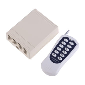 DC 12 V 12CH รีโมทไร้สายสวิตช์ควบคุมวิทยุช่องวิทยุ+ผู้รับ DC 12 V 12CH รีโมทไร้สายสวิตช์ควบคุมวิทยุช่องวิทยุ+ผู้รับ