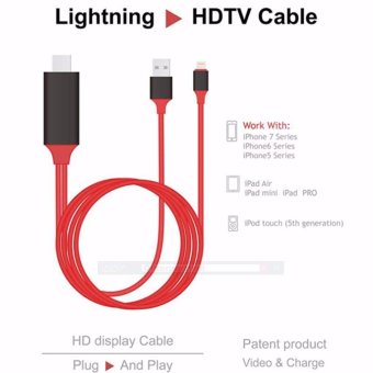 Iphone to HDTV Cable สายแปลง Iphone เป็น HDMI Iphone to HDTV Cable สายแปลง Iphone เป็น HDMI