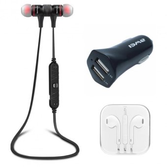 AWEI Wireless (ของแท้) Sports Earphone For Call And Music A920BL (Black) +Car Charger+หูฟัง AWEI Wireless (ของแท้) Sports Earphone For Call And Music A920BL (Black) +Car Charger+หูฟัง