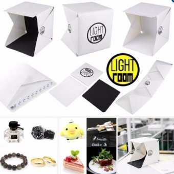 LightRoom Foldable Light Box - w/LED สตูดิโอถ่ายภาพแบบพกพา สตูดิโอถ่ายภาเปลี่ยนฉากได้ ขาว-ดำ 24cm LightRoom Foldable Light Box - w/LED สตูดิโอถ่ายภาพแบบพกพา สตูดิโอถ่ายภาเปลี่ยนฉากได้ ขาว-ดำ 24cm