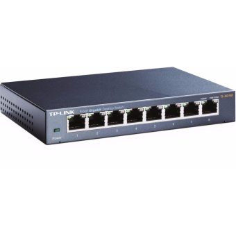 TP-LINK TL-SG108 8 Port Gigabit Desktop Switch Steel Case (เคสเป็นเหล็ก) TP-LINK TL-SG108 8 Port Gigabit Desktop Switch Steel Case (เคสเป็นเหล็ก)