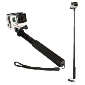 Gracefulvara GoPro โมโนสกีหิมะเสาติดกล้องส่องทางไกลไปจัดการเซลฟีโปร Hero4 3 x 3 2 1 (สีดำ) Gracefulvara GoPro โมโนสกีหิมะเสาติดกล้องส่องทางไกลไปจัดการเซลฟีโปร Hero4 3 x 3 2 1 (สีดำ)
