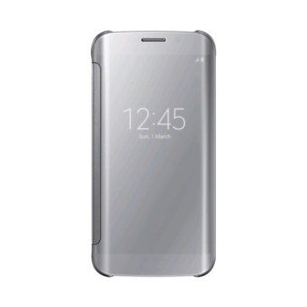 ครอบกระจกใสดูเคสคับสำหรับ Samsung Galaxy S6 Edge โทรศัพท์มือถือกระเป๋าหนัง (เงิน) ครอบกระจกใสดูเคสคับสำหรับ Samsung Galaxy S6 Edge โทรศัพท์มือถือกระเป๋าหนัง (เงิน)