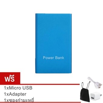 Akiko Power Bank 20,000 mAh แบตสำรอง รุ่น mini Slim ฟรี ซองกำมะหยี่+สาย Micro USB+หัวปลั๊กAdapter Akiko Power Bank 20,000 mAh แบตสำรอง รุ่น mini Slim ฟรี ซองกำมะหยี่+สาย Micro USB+หัวปลั๊กAdapter