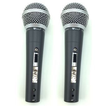Iplay ไมโครโฟนแบบสาย ไมค์โลหะ รุ่น SM-58B - แพค 2 ชิ้น Iplay ไมโครโฟนแบบสาย ไมค์โลหะ รุ่น SM-58B - แพค 2 ชิ้น