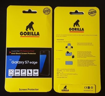 Gorilla ฟิล์มกันรอยหน้าจอ,กอริลล่า,เต็มจอ,s7 edge Gorilla ฟิล์มกันรอยหน้าจอ,กอริลล่า,เต็มจอ,s7 edge