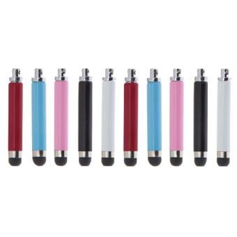 ปากกาเขียนหน้าจอ Stylus Ballpoint มาพร้อมจุกเสียบหูฟัง พกพาสะดวกยืดหดได้ 5 สี แพ็ค 10 ชิ้น ปากกาเขียนหน้าจอ Stylus Ballpoint มาพร้อมจุกเสียบหูฟัง พกพาสะดวกยืดหดได้ 5 สี แพ็ค 10 ชิ้น