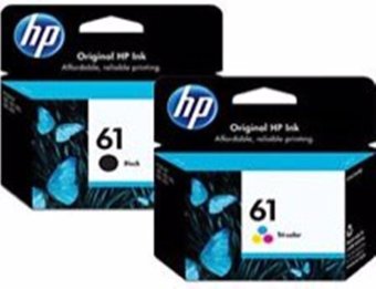 HPหมึกพิมพ์Inkjetรุ่น61co Black/Color HPหมึกพิมพ์Inkjetรุ่น61co Black/Color