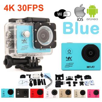 ATM กล้องกันน้ำ Action CamCorder Ultra HD 4K WiFi - สีฟ้า ATM กล้องกันน้ำ Action CamCorder Ultra HD 4K WiFi - สีฟ้า