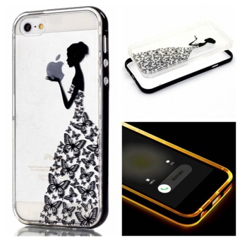 เคส for Apple iPhone 6 / Apple iPhone 6S 4.7 inch Case ซอพท์ใส with สายเข้า แฟลชLED - Girl เคส for Apple iPhone 6 / Apple iPhone 6S 4.7 inch Case ซอพท์ใส with สายเข้า แฟลชLED - Girl