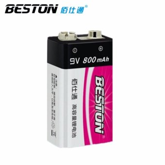 BESTON ถ่านชาร์จ 9V 800 mAh NIMH Rechargeable Battery1ก้อน BESTON ถ่านชาร์จ 9V 800 mAh NIMH Rechargeable Battery1ก้อน