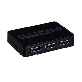 Mastersat MINI HDMI SWITCH 3 PORT ตัวแยกช่อง HDMI เข้า 3 ทาง ออก 1 ทาง แบบ ไม่มีรีโมท (สีดำ) Mastersat MINI HDMI SWITCH 3 PORT ตัวแยกช่อง HDMI เข้า 3 ทาง ออก 1 ทาง แบบ ไม่มีรีโมท (สีดำ)