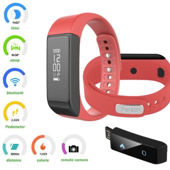 Person นาฬิกาสุขภาพอัจฉริยะ ติดตามกิจกรรม Bluetooth Smart Wristband Watch รุ่น I5 Plus Activity Tracker-Red Person นาฬิกาสุขภาพอัจฉริยะ ติดตามกิจกรรม Bluetooth Smart Wristband Watch รุ่น I5 Plus Activity Tracker-Red