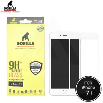 Gorilla Tempered Glass - ฟิลม์กระจกนิรภัยระดับฟรีเมี่ยม iPhone 7 Plus (สีขาว) Gorilla Tempered Glass - ฟิลม์กระจกนิรภัยระดับฟรีเมี่ยม iPhone 7 Plus (สีขาว)