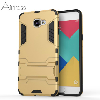 Airress TPU/PC 2ใน1 ชุดเกราะกำบังสำหรับทหารเกรดโทรศัพท์เคสขรุขระ Samsung Galaxy A9 โปร (2559) (ทอง) Airress TPU/PC 2ใน1 ชุดเกราะกำบังสำหรับทหารเกรดโทรศัพท์เคสขรุขระ Samsung Galaxy A9 โปร (2559) (ทอง)