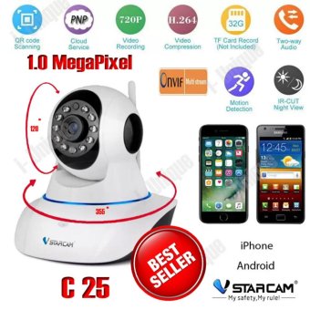 i-unique กล้องวงจรปิด IP CAMERA VstarCam รุ่น C25(White 64GB) i-unique กล้องวงจรปิด IP CAMERA VstarCam รุ่น C25(White 64GB)