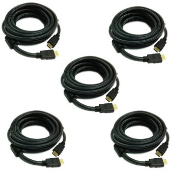 HDMI OP สาย HDMI ต่อภาพเสียงทีวี ยาว 10M เมตร v1.4 x 5 เส้น (Black) HDMI OP สาย HDMI ต่อภาพเสียงทีวี ยาว 10M เมตร v1.4 x 5 เส้น (Black)