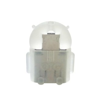 Elit USB On-The-Go (OTG) สำหรับต่อ เข้าสมาร์ทโฟน/แท็บเล็ต mini รูป Robot Android - Clear Elit USB On-The-Go (OTG) สำหรับต่อ เข้าสมาร์ทโฟน/แท็บเล็ต mini รูป Robot Android - Clear