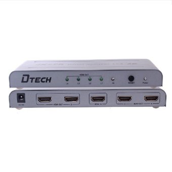 DTECH กล่องแยกจอ HDMI Splitter 1:4 เข้า1 ออก4 (VD041) 340MHz DTECH กล่องแยกจอ HDMI Splitter 1:4 เข้า1 ออก4 (VD041) 340MHz