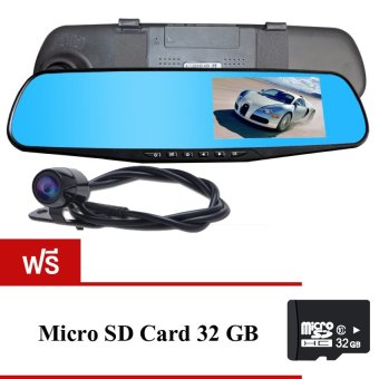 GOOD IT Black Box DVR กล้องติดรถยนต์แบบกระจกมองหลังพร้อมกล้องติดท้ายรถ FHD1080P (สีดำ)ฟรีMicro SD CARD 32G GOOD IT Black Box DVR กล้องติดรถยนต์แบบกระจกมองหลังพร้อมกล้องติดท้ายรถ FHD1080P (สีดำ)ฟรีMicro SD CARD 32G