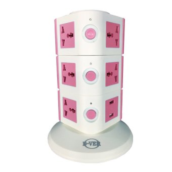 D-VER ปลั๊กคอนโด Plug Condo USB 3 ชั้น (สีชมพู) D-VER ปลั๊กคอนโด Plug Condo USB 3 ชั้น (สีชมพู)