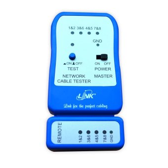 LINK เครื่องทดสอบสายแลน Network Cable Tester รุ่น TX-1302 LINK เครื่องทดสอบสายแลน Network Cable Tester รุ่น TX-1302