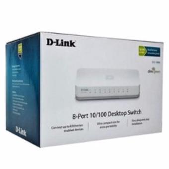 D-LINK Switch Hub 8Port 10/100Mbps DES-1008A (สีขาว) D-LINK Switch Hub 8Port 10/100Mbps DES-1008A (สีขาว)