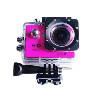 กล้องกันน้ำ Action Camera Sport Cam WiFi Full HD 1080p (สีชมพู) กล้องกันน้ำ Action Camera Sport Cam WiFi Full HD 1080p (สีชมพู)