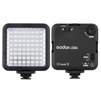 Godox LED64 ไฟวิดีโอ 64 ไฟ led สำหรับ DSLR กล้องส่องกล้องถ่ายวิดีโอตอนเติม DVR มินิ Godox LED64 ไฟวิดีโอ 64 ไฟ led สำหรับ DSLR กล้องส่องกล้องถ่ายวิดีโอตอนเติม DVR มินิ