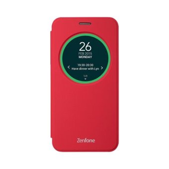 ASUS ZenFone 2 Laser View Flip Cover ZE550KL ของแท้ (Red) ASUS ZenFone 2 Laser View Flip Cover ZE550KL ของแท้ (Red)