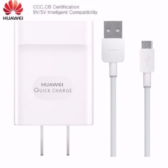 HUAWEI หัวชาร์จและสายชาร์จ Adapter + Data Cable Quick Charge 2.0 ของแท้ HUAWEI หัวชาร์จและสายชาร์จ Adapter + Data Cable Quick Charge 2.0 ของแท้