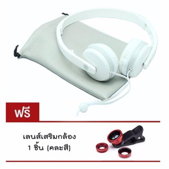DT หูฟังมาการอง แบบครอบหู SIBYL MACARONS EARPHONE รุ่น X-18 แถมฟรี เลนส์เสริมกล้อง DT หูฟังมาการอง แบบครอบหู SIBYL MACARONS EARPHONE รุ่น X-18 แถมฟรี เลนส์เสริมกล้อง