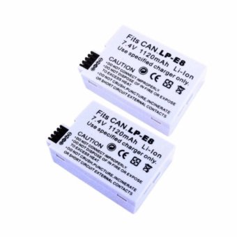 (จำนวน 2 ก้อน) 2 PCS x แบตเตอรี่แคนนอน รหัสแบต LP-E8 Battery For Canon แบตกล้อง Canon REBEL T5i T4i T3i T2i EOS 700D 650D 600D 550D DSLR . (จำนวน 2 ก้อน) 2 PCS x แบตเตอรี่แคนนอน รหัสแบต LP-E8 Battery For Canon แบตกล้อง Canon REBEL T5i T4i T3i T2i EOS 700D 650D 600D 550D DSLR .