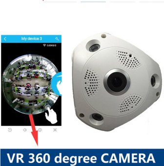 IP Camera 360 Degree Panorama VRCam Wireless กล้องวงจรปิดไร้สายบันทึกภาพ 360 องศา