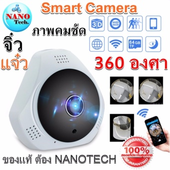 กล้องวงจรปิด IPCAM ขนาดเล็ก 7 CM ภาพมุมกว้าง 360 องศา MINI IPCam Panoramic 360 Degree