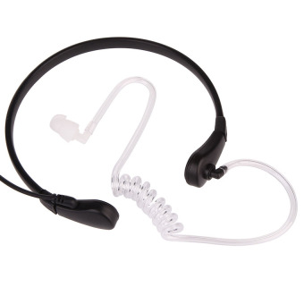 K head finger PTT walkie-talkie headset larynx control air duct